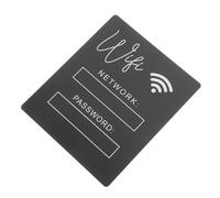 Cabilock Letrero de Acrílico para Wifi Signo Decorativo y Multifuncional para Hogar y Oficina Sin Minimalista Actualizable para Restaurantes y