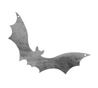 Cabilock Letrero de Jardín de Murciélago para Halloween Decoración de Murciélago Realista Adorno de Jardín Colgante para Fiesta de Halloween