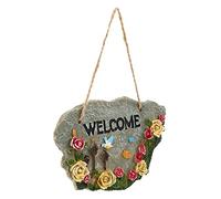 Cabilock Letrero De Jardín Placa Colgante De Bienvenida Estilo Vintage Decoración De Hogar