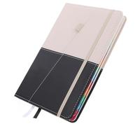 Cabilock Libreta de Contraseñas y Organizador de Direcciones A5 Agenda Telefónica Portátil Etiquetas Alfabéticas Libro para Direcciones de Casa y Oficina Cuaderno Blanco y Negro Tamaño