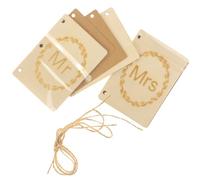 Cabilock Libro de Votos de Madera Artesanal Beige para Bodas, 4 Piezas Papel Kraft Resistente y Diseño Rústico, como Recuerdo en Fotografía de Boda