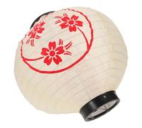 Cabilock Linterna Japonesa Tradicional para Exteriores Colgante Decorativo Estilo Asiático para Restaurantes de Sushi y Sashimi para Fiestas y Eventos al Aire Linterna de Tela Beige de