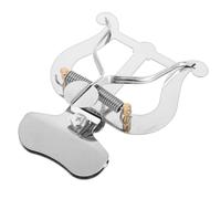 Cabilock Lira para Trombón de Marcha de Metal Plateado, Clip para Partitura Musical Compacto y Resistente, Accesorio para Sujetar Partituras en Banda y Uso en Instrumentos de Viento