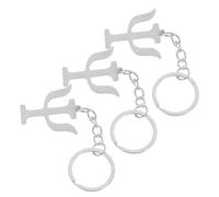 Cabilock Llavero Creativo de Psicología en Acero Inoxidable, Set de 3 Unidades, Colgante Decorativo para Llaves de Casa y Coche, Adecuado para Profesores y Psicólogos