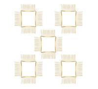 Cabilock Lote de 20 Peines Invisibles para Flequillo con 20 Dientes de Hierro Dorado, Diseño de Precisión y Acabado Elegante, Accesorios Portátiles Cabello
