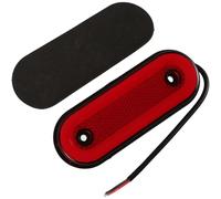 Cabilock Luz Marcadora Lateral LED Ovalada para Camión y Remolque Resistente Intemperie Fácil Instalación para Vehículos Comerciales y Caravanas