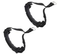Cabilock Mango de Banda de Resistencia, Manijas de Ejercicio, PVC PP, Negro, Firme Sujeción, Accesorio para Dispositivos de Fitness, Entrenamiento Funcional en Interiores, para Personas