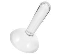 Cabilock Mango Ergonómico de Vidrio para Moler Pigmentos Muller Manual Transparente para Acuarela Óleos y Pinturas Artísticas Herramienta Duradera para Mezcla Precisa