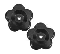 Cabilock Manija de Válvula de Baquelita Resistente 6x6x70 Mm, Juego de 2 Unidades, Operador de Volante para Grifos de Manguera Industriales, Repuesto Ergonómico para Reparación y