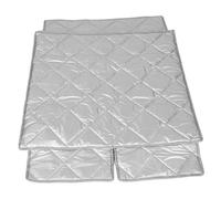 Cabilock Mantel Refrigerador a Prueba De Sol 70x70cm 5 Capas Oxford Aluminio Fácil De Limpiar