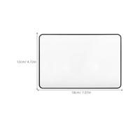 Cabilock Marcapáginas Lupa de Lectura 3X Hoja Flexible de PVC Transparente 5 Piezas Lupa Portátil para Libros Mapas y Documentos Herramienta de Lectura para Personas Mayores y