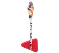 Cabilock Martillo Médico de Mano Triángulo Azul y Rojo de Porcelana Estilo Chino, Martillo Pequeño Multiusos para Pruebas Neurológicas en Hospitales y Clínicas