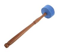 Cabilock Martillo para Cuenco Sonoro Tibetano de Madera con Fieltro Azul Activador de Sonido Ergonómico para Meditación Budista y Terapia de Relajación
