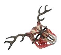 Cabilock Máscara Cuernos de Asta de Rp Foam para Halloween y Cosplay, Cómoda y Transpirable, Diseño Realista y Llamativo para Actuaciones y Disfraces