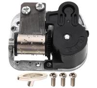 Cabilock Mecanismo de Caja de Música Movimiento de Repuesto Manual Pequeño Mecanismo Compacto de Plástico para DIY Piezas para Caja Musical Melodía Internacional Decorativa