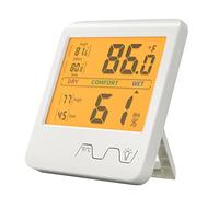 Cabilock Medidor De Temperatura Digital Higrómetro Digital Higrómetro Digital Interior Higrómetro Eléctrico Y Monitor De Temperatura Y Humedad Medidor Mini Indicador De Temperatura Número