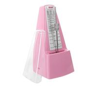 Cabilock Metrónomo Mecánico para Piano Guitarra Batería Violín Color Rosa sin Temporizador Preciso Campana de Acento para Práctica Musical y Exámenes