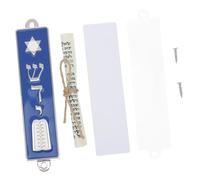 Cabilock Mezuzá Pergamino Hebreo para Puerta, Caja De Aleación De Zinc 3.27x0.91x0.55 Pulgadas, Decoración para Hogar y Oficina