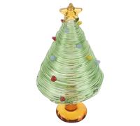 Cabilock Mini árbol de Navidad de Cristal: Escultura de árbol de Navidad de Cristal, Obra de Arte - Elegante decoración de Mesa para Fiestas navideñas