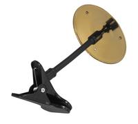 Cabilock Mini Platillos de Batería para Escritorio Dorados Platillos de Choque de Aleación Portátiles para Práctica Musical en Casa Oficina o Coche Instrumentos de Percusión Ventilación