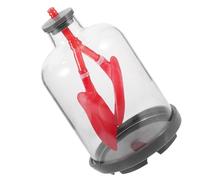 Cabilock Modelo de Demostración Función Pulmonar Diafragma de Goma y Carcasa Transparente Modelo Educativo de Respiración Pulmonar Humana para Enseñanza Científica y Aprendizaje Anatómico