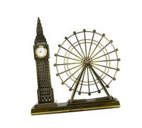 Cabilock Modelo De Edificio De Aleación Big y London Eye Souvenir Turístico De Londres Decoración Elegante para Hogar y Oficina Recuerdo Arquitectónico del Reino Unido Acento Decorativo Col
