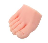 Cabilock Modelo de Práctica para Pedicura Derecho Silicona Flexible Reutilizable para Entrenamiento de Uñas Profesionales y Principiantes Portátil para Técnica y Arte Uñas