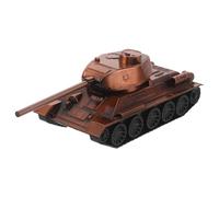 Cabilock Modelo de Tanque Militar de Metal Fundido a Presión en Color Rojo Cobre Antiguo Figura Decorativa 3D Realista para Escritorio y Vitrina Adorno Coleccionable para Decoración de