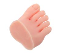 Cabilock Modelo Silicona Realista para Práctica de Uñas Flexible y Reutilizable Superficie para Entrenamiento Manicura y Pedicura para Técnicas de Arte Uñas Color Piel Clara Derecho