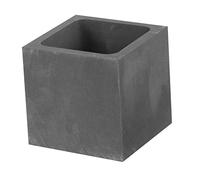 Cabilock Molde De Grafito Para Fundición De Metales Molde Lingote Dorado y Plateado Para Fundir y Refinar Cobre Aluminio Aluminio Volumen Resistente y Duradero