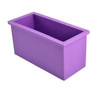 Cabilock Molde de Silicona para Hornear de 600ml, Resistente al Horno y Temperaturas de 40 a 230 Grados, Color Púrpura, Adecuado para Repostería y Elaboración de Gelatinas