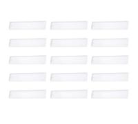 Cabilock Molde de Silicona para Marcapáginas DIY 15 Piezas Moldes Rectangulares para Resina Epoxi Agujero para Cuerda Herramienta Manualidades Creativas