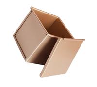Cabilock Molde para Hornear Pan Antiadherente con Tapa Sellada para Conservación Frescura Caja para Tostadas Horno Versátil para Pan Casero y Pasteles