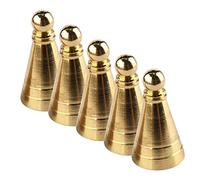 Cabilock Moldes de Conos de Incienso de Latón para Bricolaje 5 Piezas Diseño Cónico Fuerte y Fina Artesanía para Sala de Yoga y Hotel