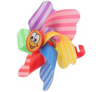 Cabilock Molinillo de Viento Decorativo para Bicicleta y Patinete Infantil Barra Corta, Colorido y Ligero, Accesorio Giratorio para Decoraciones de Bicicletas Niños en Actividades al Aire
