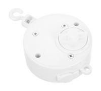 Cabilock Móvil Musical para Cuna de Ñiño Campana Giratoria Aleación de Zinc y Abs Control Manual Estimulación Multisensorial para Guardería Compacta Portátil