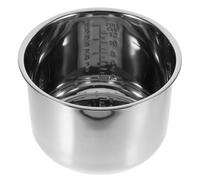 Cabilock Olla Interior de Acero Inoxidable para Arrocera Recambio Resistente y Fácil de Limpiar Cubeta Cocina para Verduras y Arroz Accesorio Duradero Compatible con Múltiples