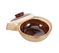 Cabilock Olla Multifuncional de Cerámica para Guisar y Cocinar Estofado con Capacidad de 500ml, Aislamiento Térmico y Revestimiento Antiadherente Adecuado para Cocina Casera