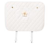 Cabilock Organizador Para Asiento Trasero Protector De Patadas Funda De Almacenamiento Alfombrilla Resistente Diseño Floral