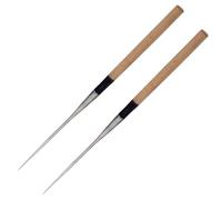 Cabilock Palillos para Sushi de Acero Inoxidable Punta Afilada 150 MM Estilo Japonés Reutilizables para Hogar y Restaurante Cubiertos para Sashimi