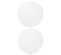 Cabilock Pantallas para Lámparas Colgantes de Acrílico Blanco 2piezas, Redondas de 1mm de Grosor, Reducen el Deslumbramiento y Son Fáciles de Instalar para Comedores y Barras