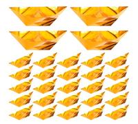 Cabilock Papel de Origami Grande 16x19 Cm para Culto Antepasados, Papel Bancario Dorado Semiacabado, 300 Hojas para Sacrificio y Dinero Fantasma DIY en Ritual Qingming