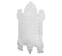 Cabilock Parche Amuleto de Tortuga para Móvil, Accesorio Simbólico Metálico Pequeño Plateado, Decoración de Teléfono Móvil para Buena Suerte y Prosperidad, Suministros para Fundas, Diseño