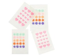 Cabilock Parches para Granos Hidrocoloides Ultrafinos Formas Coloridas 4 Láminas 20 Piezas Flor y Estrella 18 Piezas Corazón Rosa para Cuidado Facial y Reducción de Enrojecimiento