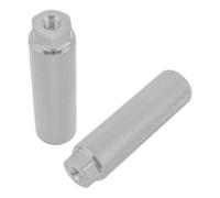 Cabilock Pedales de Aluminio Antideslizantes para Bicicleta Juego de 1 Par Reposapiés Traseros Plegables y Desmontables Compatibles Bicicletas de Montaña y Scooters Accesorios Robustos