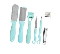 Cabilock Pedicura Azul Cielo Kit Profesional de Herramientas para Cuidado de Pies y Eliminación de Tejido Muerto para Durezas Resistente y Ergonómica para Uso Doméstico y Salones de