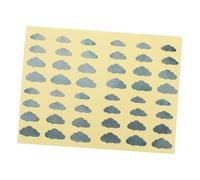 Cabilock Pegatinas Adhesivas de Diapasón Forma de Nube Plateada para Guitarra Eléctrica y Ukulele Decoración Duradera para Instrumentos Musicales con Fácil Aplicación y Diseño Elegante