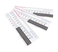 Cabilock Pegatinas De Escala para Melódica Infantil 32/37 Teclas Transparentes para Principiantes, Calcomanías Didácticas para Aprender Melodía Rápida 3 Piezas para Uso Educativo