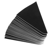 Cabilock Pegatinas de Textura de Carbono para Llantas de Coche 29 Piezas, Accesorios Exteriores Compatibles con Automóviles Modelo 3, Calcomanías Resistentes a Arañazos