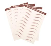 Cabilock Pegatinas para 3D Resistentes al Agua Temporal Apariencia de Vello 4 Láminas para Postizas Realistas Adhesivo para Transferencia Natural Ideales para Mujer y Viaje